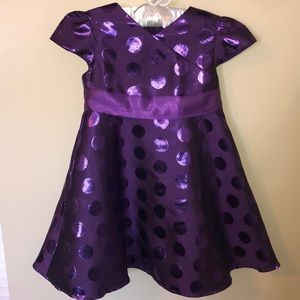 American Girl Purple Dress & Headband